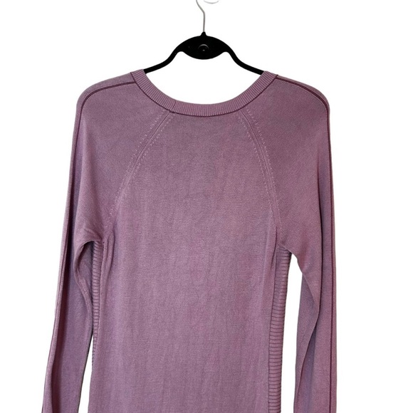 Lululemon Hello Aloe Pullover- Rayon Silk Blend Crew Neck Sweater- Size 6 - Picture 8 of 13